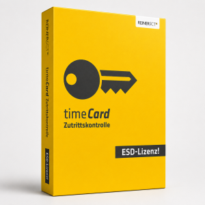 timeCard 10 Zutrittskontrolle Jahreslizenz für 250 Mitarbeiter